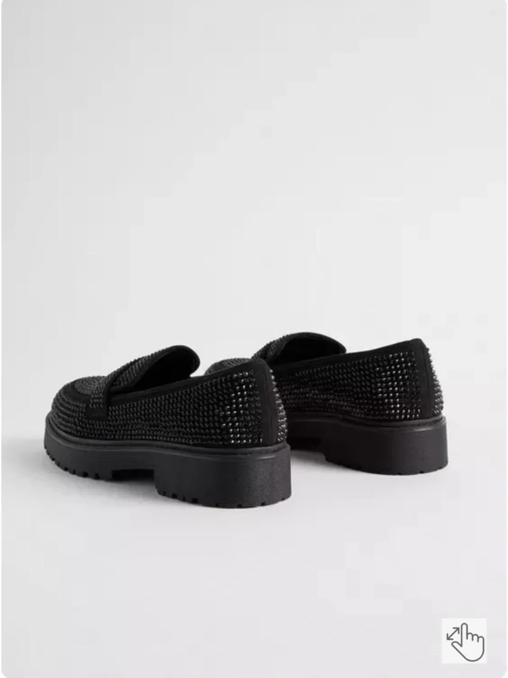 NWT TORRID Black Embellished Women's Loafer